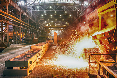 Arbeiten auf der Baustelle angehalten Titan-Tal